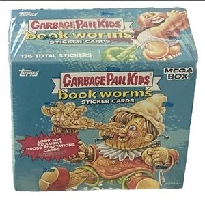 GPK Garbage Pail Kids Book Worms Mega Box Sealed 136 Cards 2022 Exclusive Topps